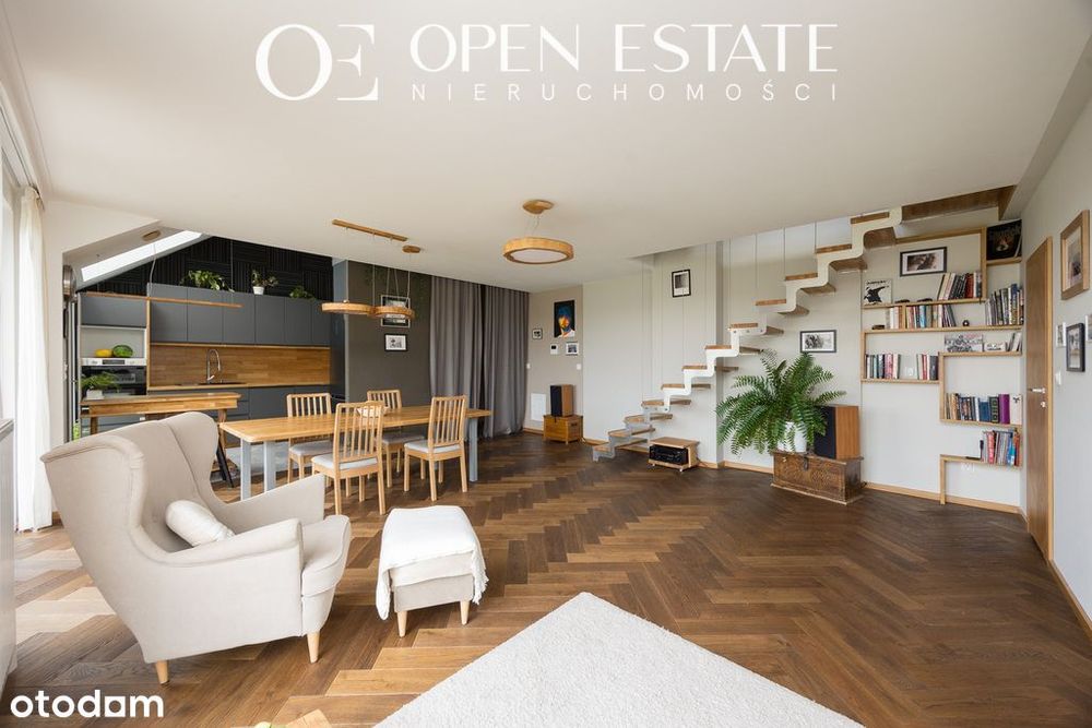 Dwupoziomowe mieszkanie na Zawadach