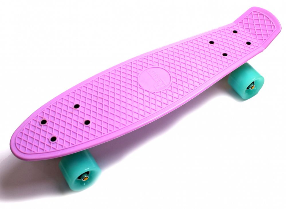 Пенні борд (скейт) фіолетовий, ліловий, рожевий