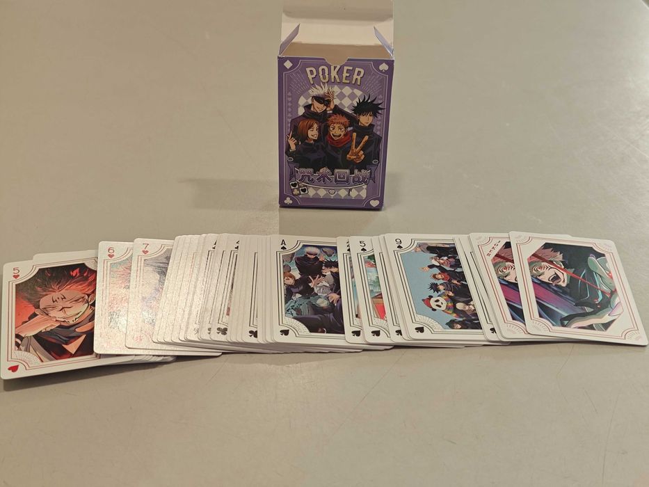 Baralho de cartas jujutsu kaizen
