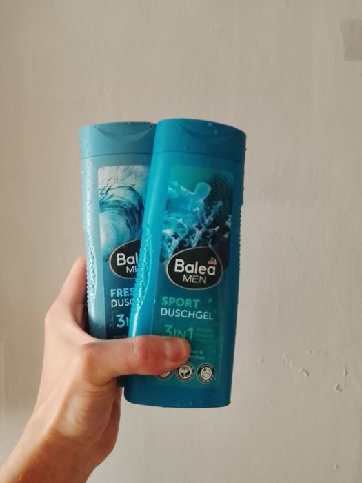 Гель для душу і обличчя + шампунь Balea Men "Спорт" 3 в 1