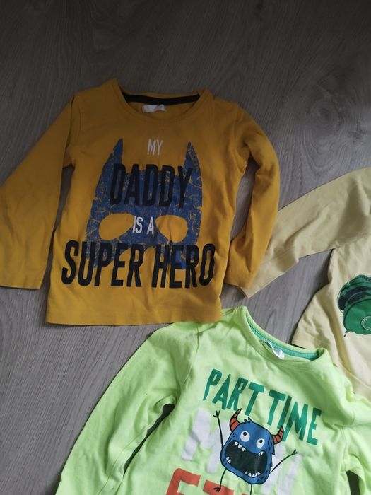 Cienkie bluzki dla chłopca 92