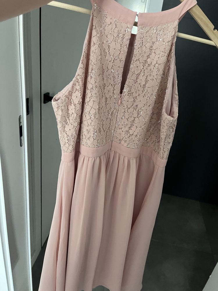 Warta blisko 400 zł Sukienka 42 40 pudrowy róż XL Peek and Cloppenburg