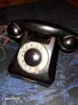 Telefon zabytkowy PRL stacjonarny