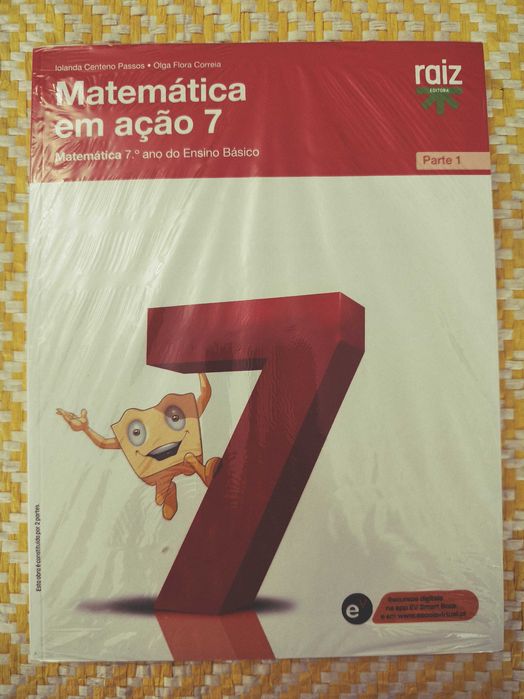 Matemática em ação  7  - Partes 1 e 2  - Raiz Editora