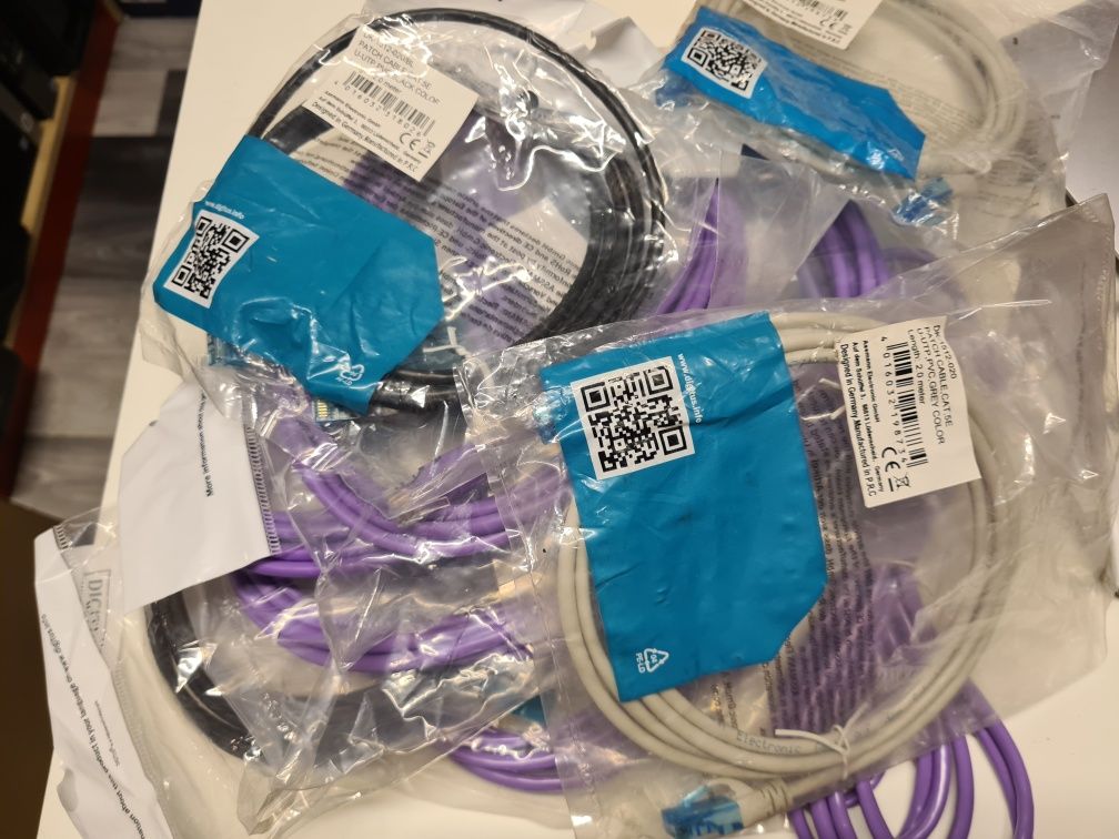 Kabel patchcord LAN rj45 1gb/s UTP 2m 3m do routera switch sieciowy