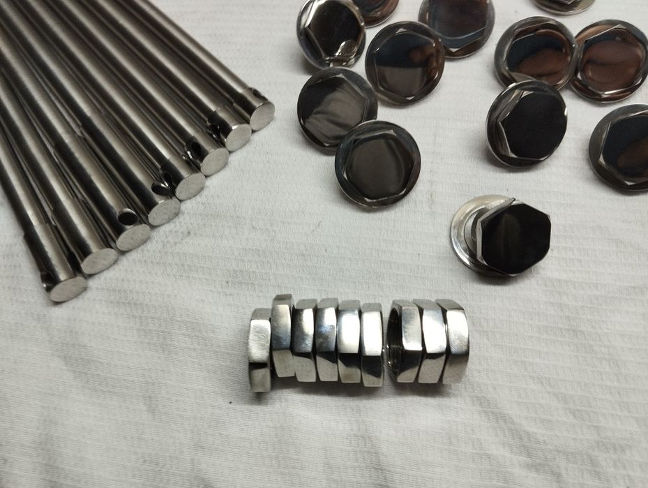 Ява гайки вилки та осі колеса нержавійка