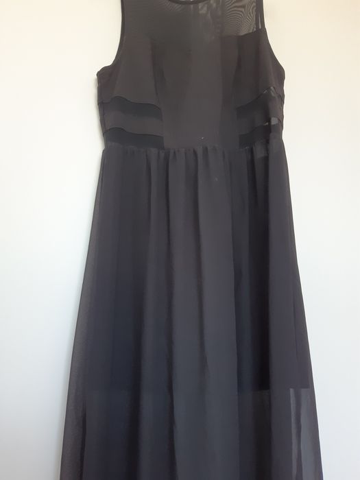 Vestido preto comprido