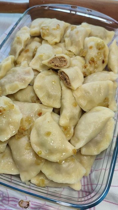 Pierogi domowe, ręcznie robione