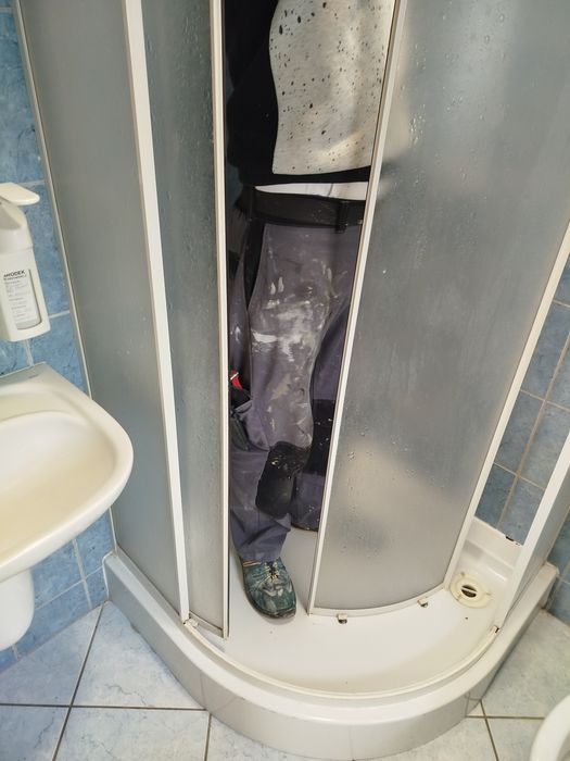 Kabina prysznicowa 90tka z brodzikiem i syfonem