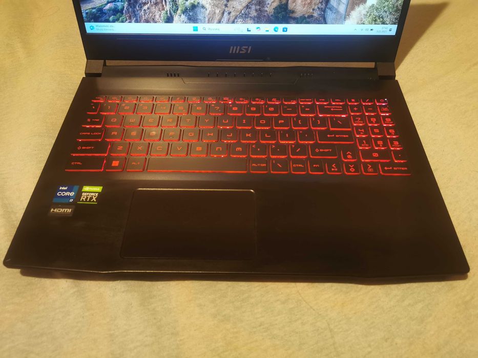 MSI Katana GF66 12UE i7-12650H RTX 3060  512GB