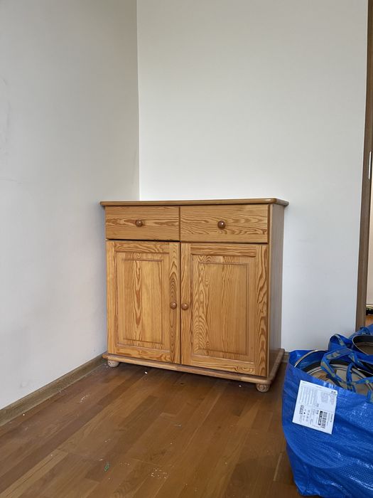 Komoda drewniana drewno szuflady