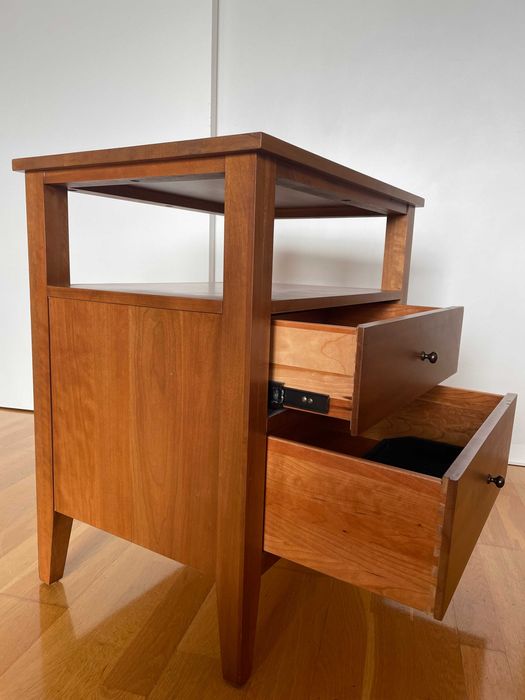 Stolik nocny Ethan Allen - Made in America, wyjątkowy, do odnowienia