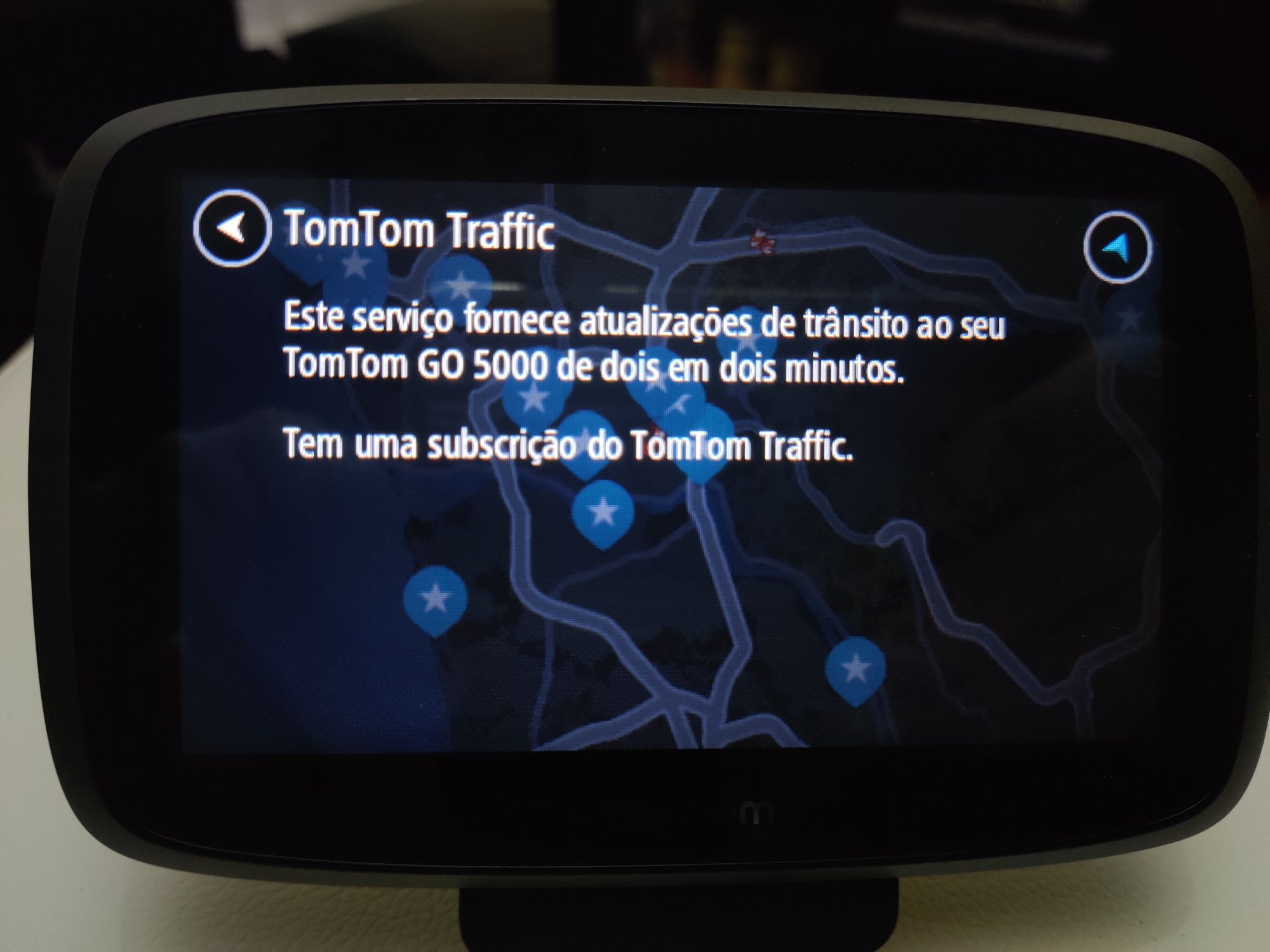 *** GPS TomTom 5000 Impecável! cartão Dados SIM Mundo incorporado