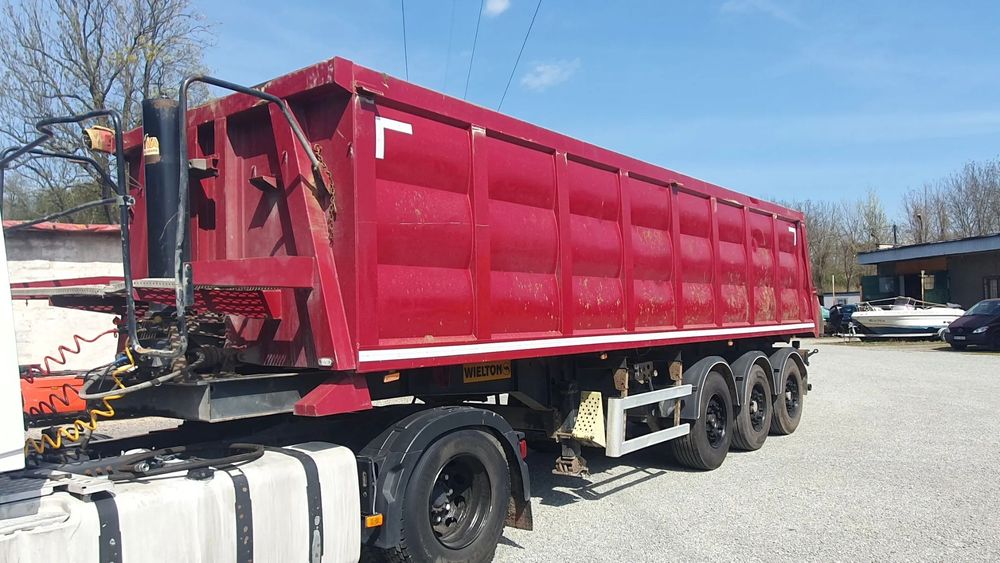 Wielton 33m stalowa SAF INTRAX  ZAMIANA NA Większą Wielton ,Schwarzmuller Rynna