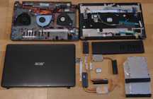 Запчасти (остастки) от ноутбука Acer Aspire E1-531