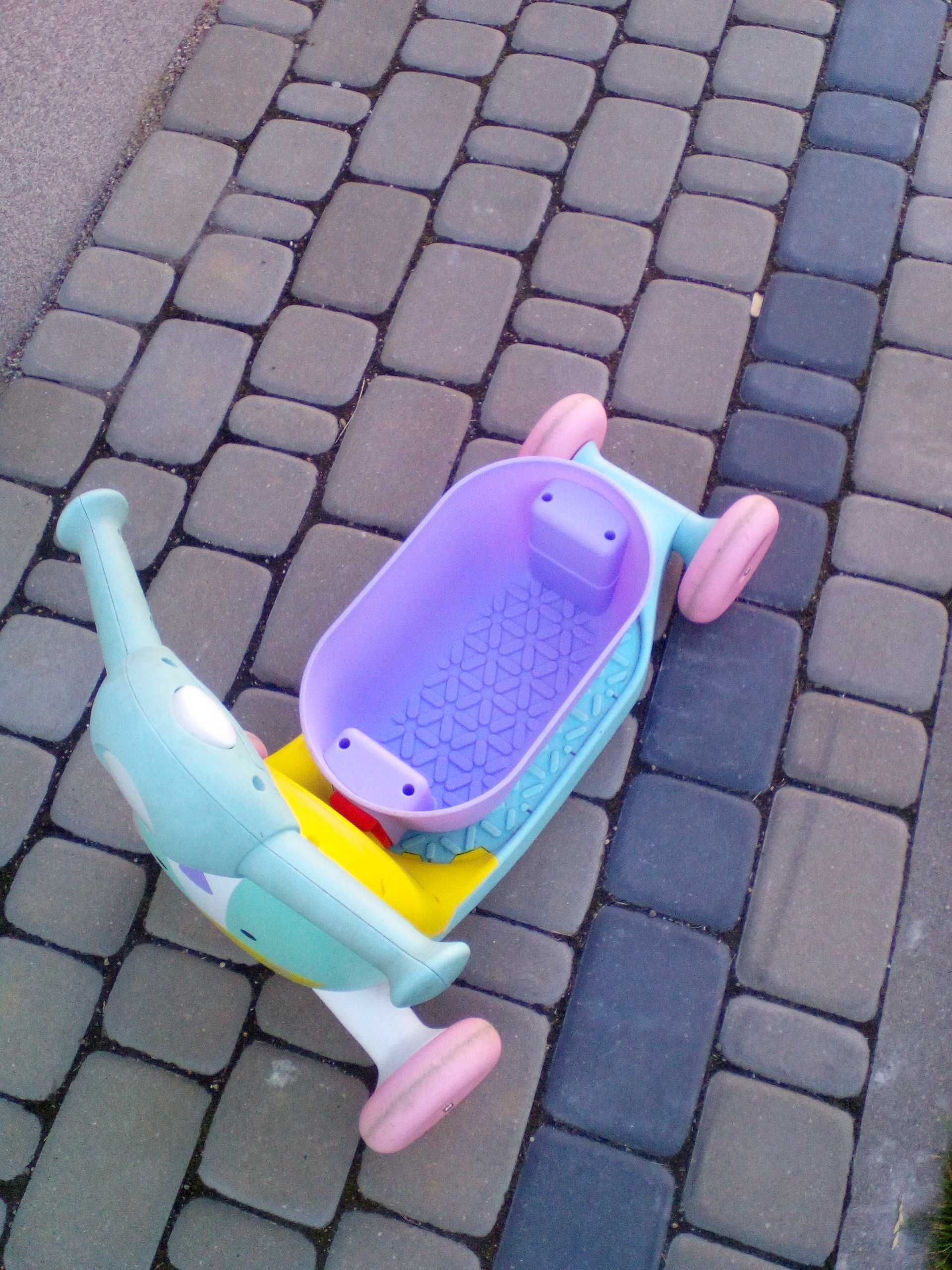 Skip Hop rowerek jeździk pchacz hulajnoga ZOO jednorożec 3w1