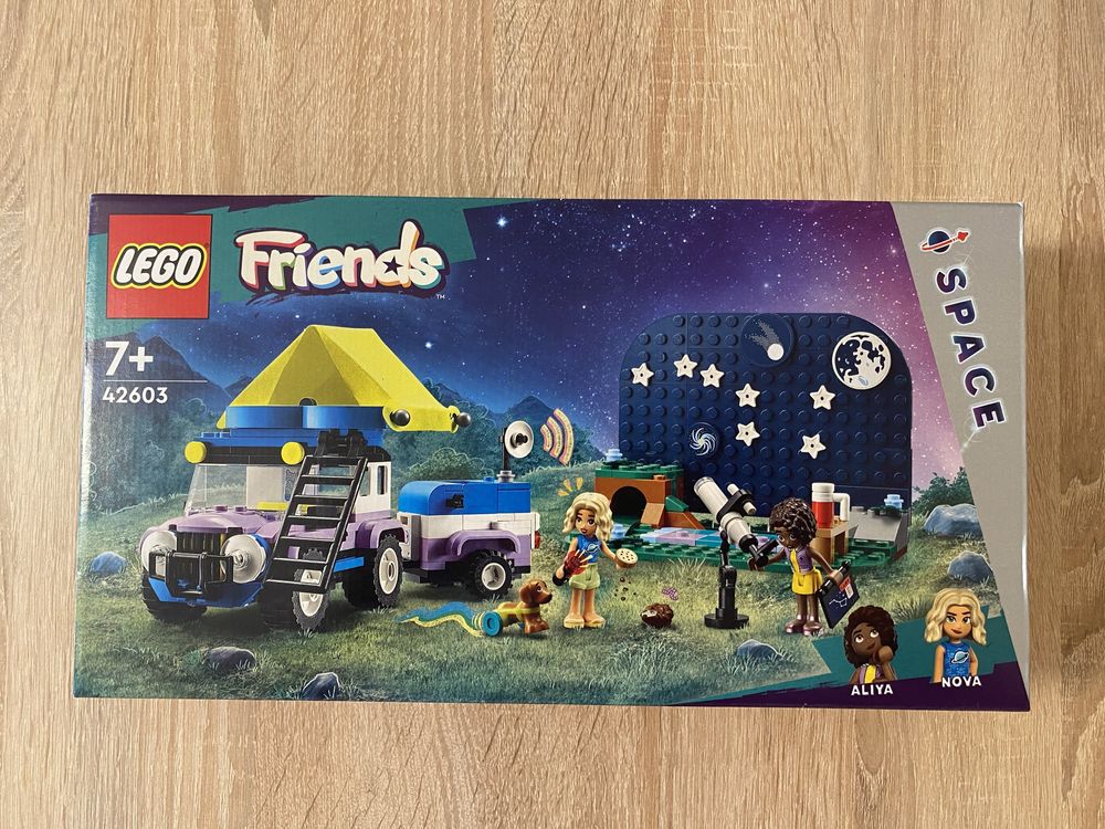 Nowe LEGO Friends 42603 Kamper z mobilnym obserwatorium gwiazd