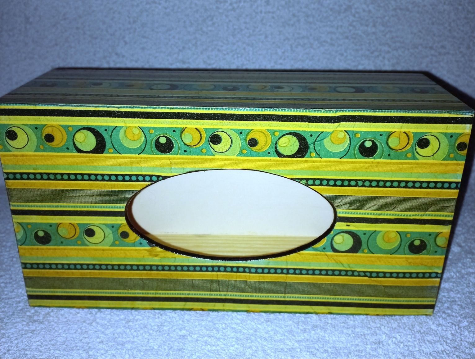 Chustecznik, hand made, decoupage