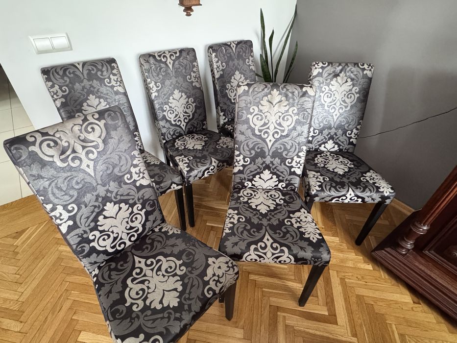 Krzesła do salonu jadalni - komplet