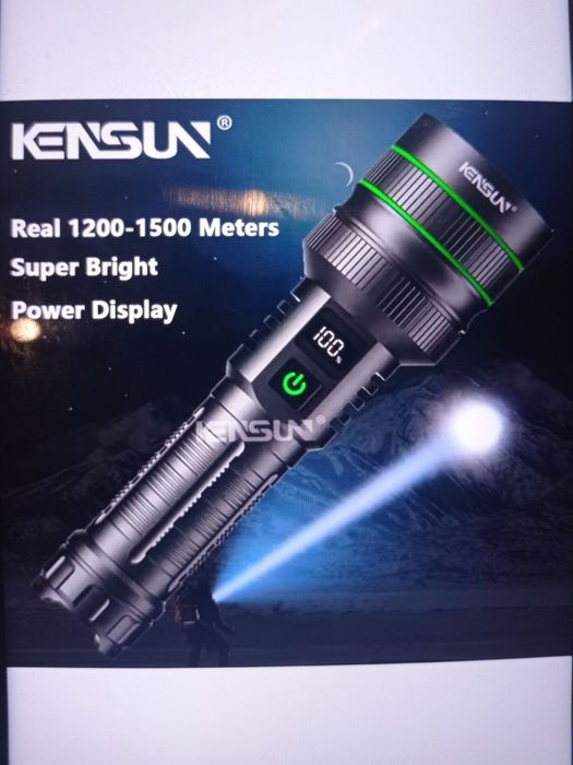 Фонарік Kensun дальність 1 км +