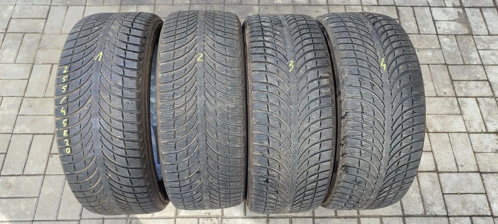 OPONY ZIMOWE 255/45R20 MICHELIN LATITUDE ALPIN LA2 2x(1720) 2x(1720) ZIMA KOMPLET 4 SZTUKI