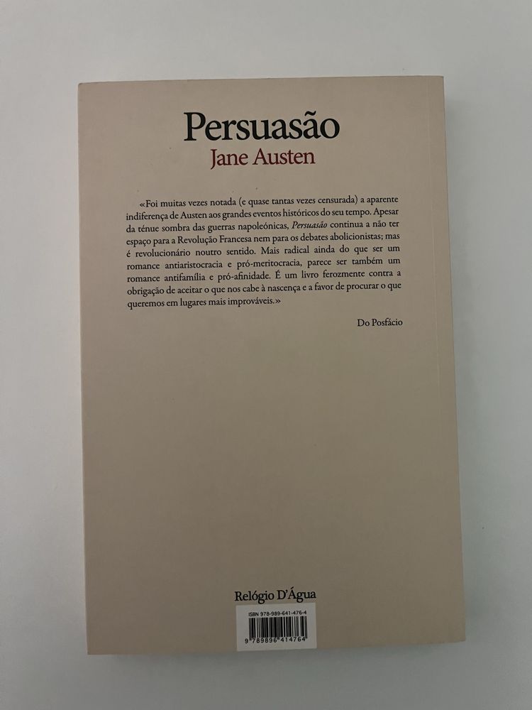 “Persuasão” de Jane Austen