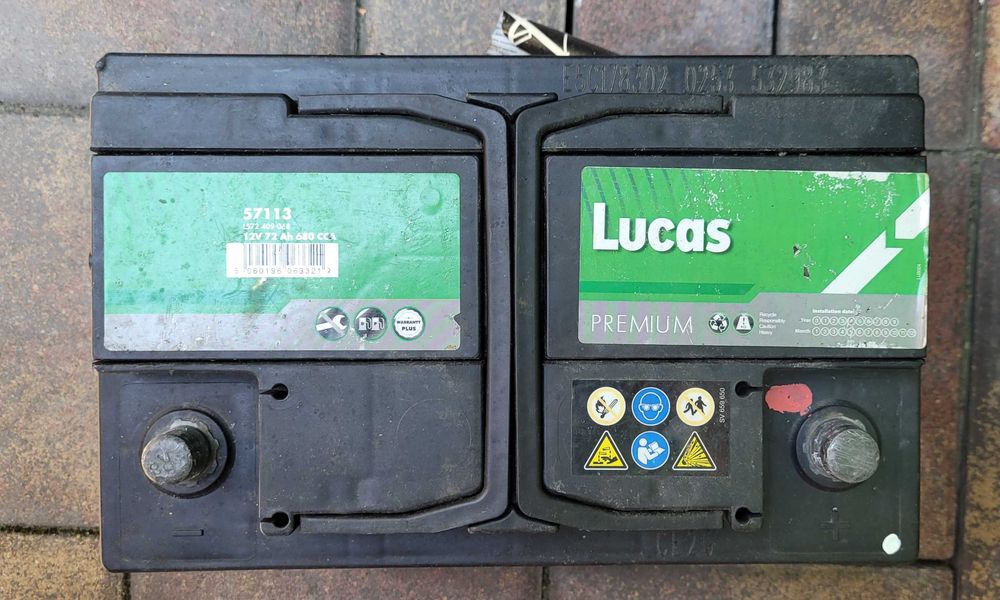 Акумулятор автомобільний LUCAS PREMIUM VENYARD 12V 72 Ah 680 CCA [Б/В]