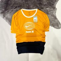 Нова чоловіча футболка Nike оранжево синя М і Л розмір