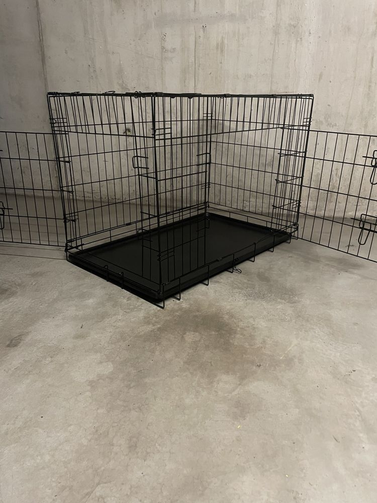 Klatka kennelowa kojec teansporter dla psa kota dl. 110 cm