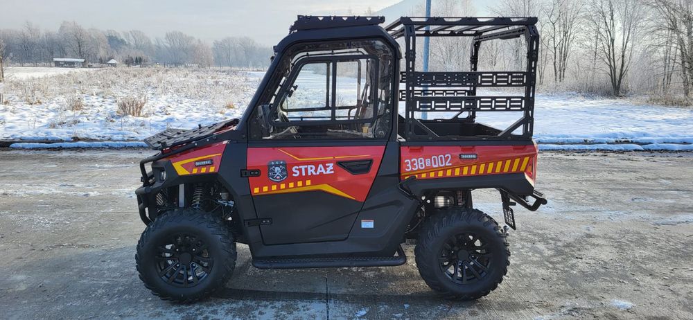 UTV pojazd dla STRAŻY Pożarnej