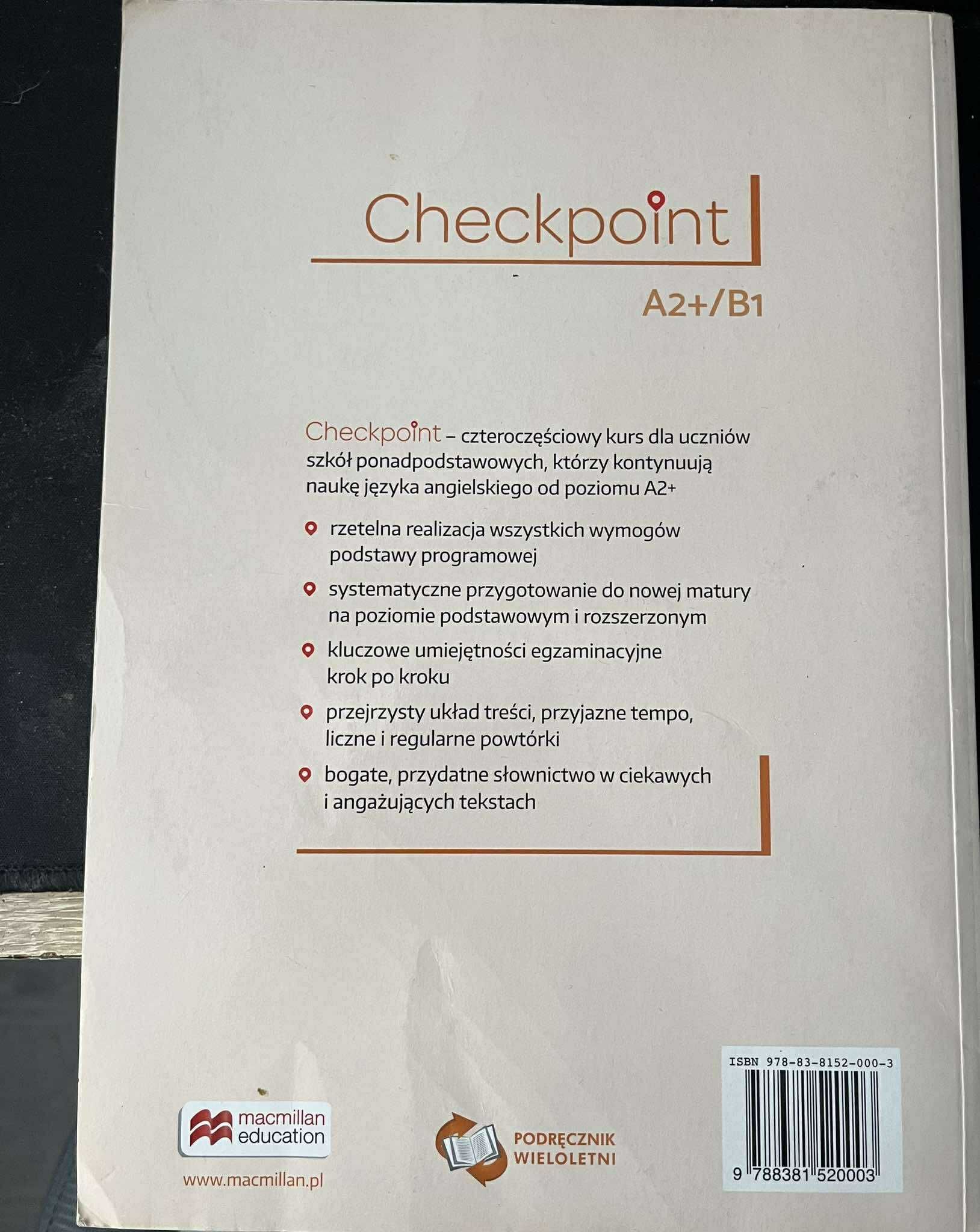 Podręcznik Checkpoint A2+/B1