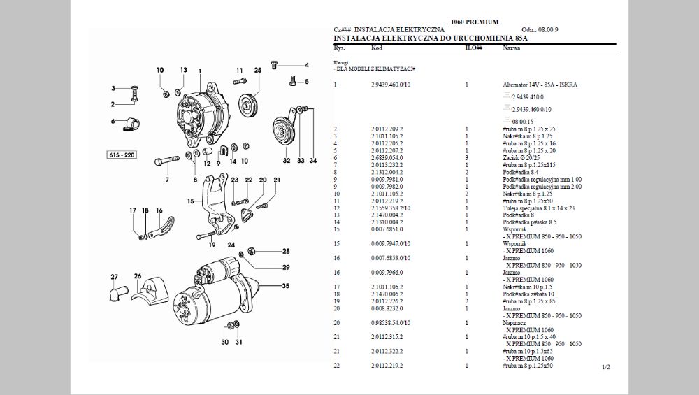LAMBORGHINI 950, 1050, 1060 Premium Katalog części po Polsku!