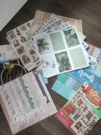 Zestaw papierów papier scrapbooking blok kreatywny też nowe