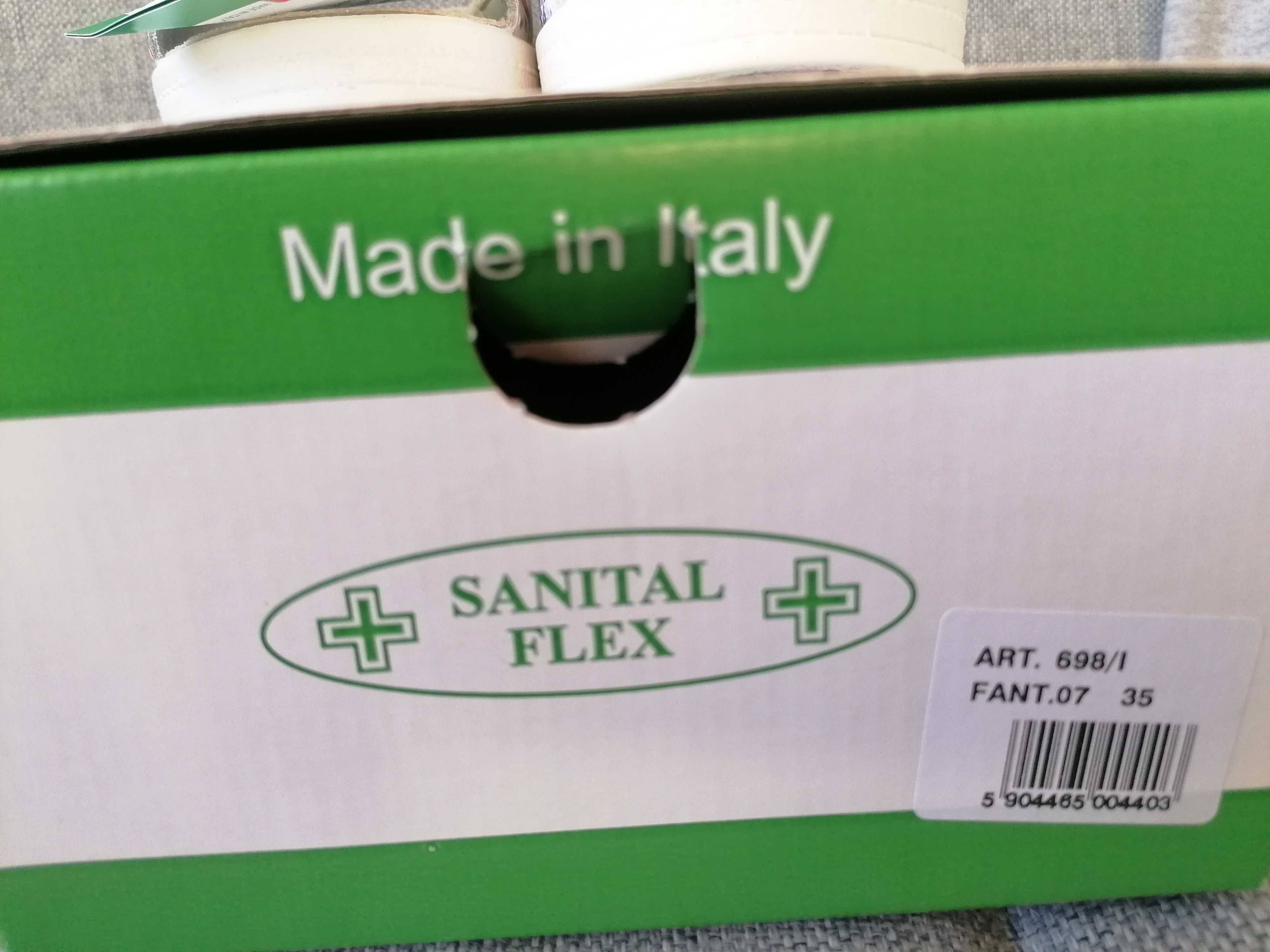Nowe włoskie klapki rozmiar 35