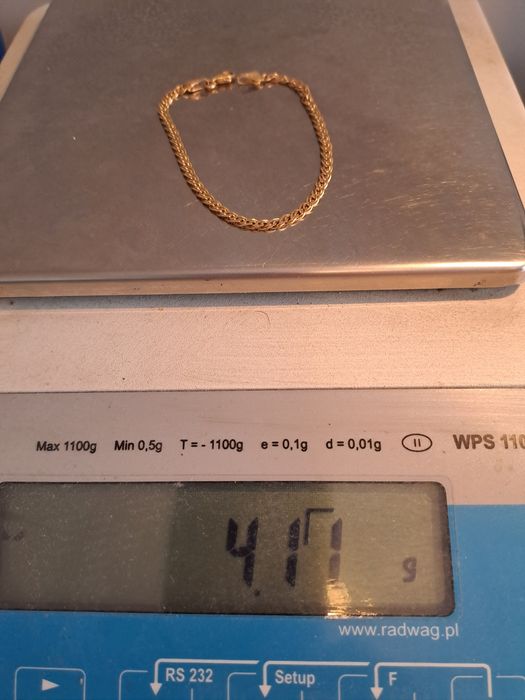 Złota bransoletka p.585