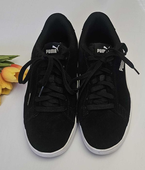 Buty męskie sneakersy Puma Smash v2 czarne rozmiar 40,5