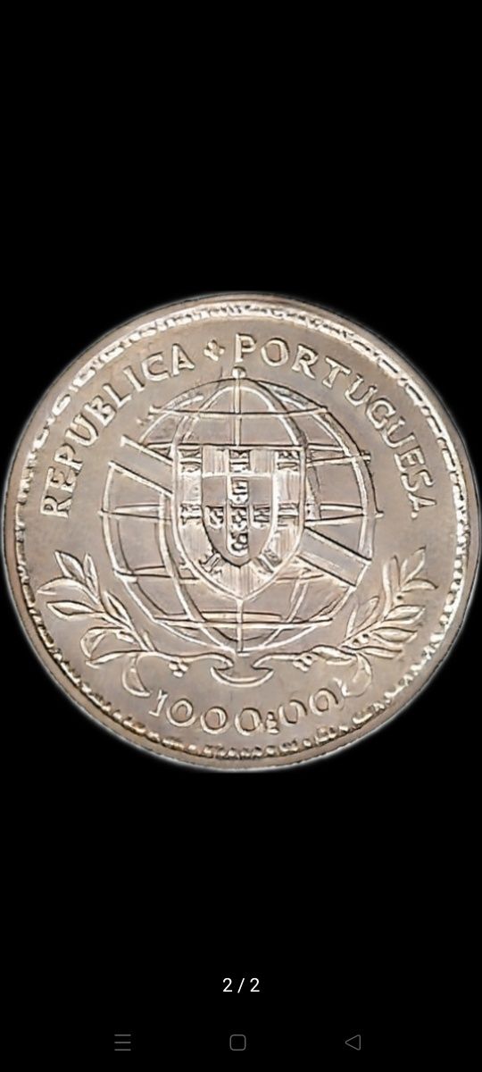 Moeda 100 Escudos 400º Aniversário do Falecimento de Luís de Camões