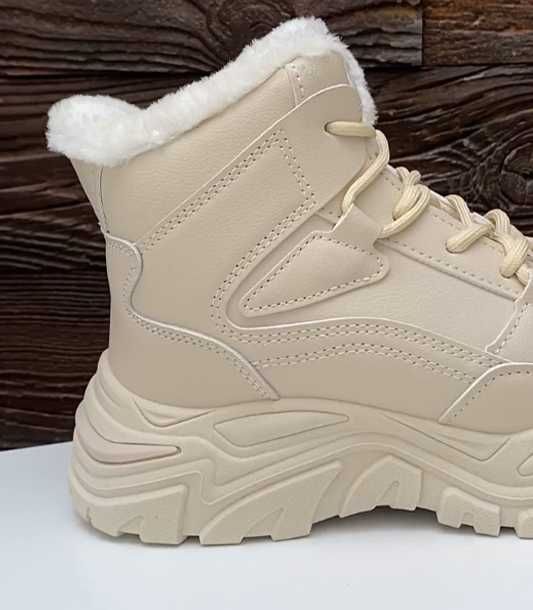 Ботинки Зима под широкую ногу три цвета теплые и удобные