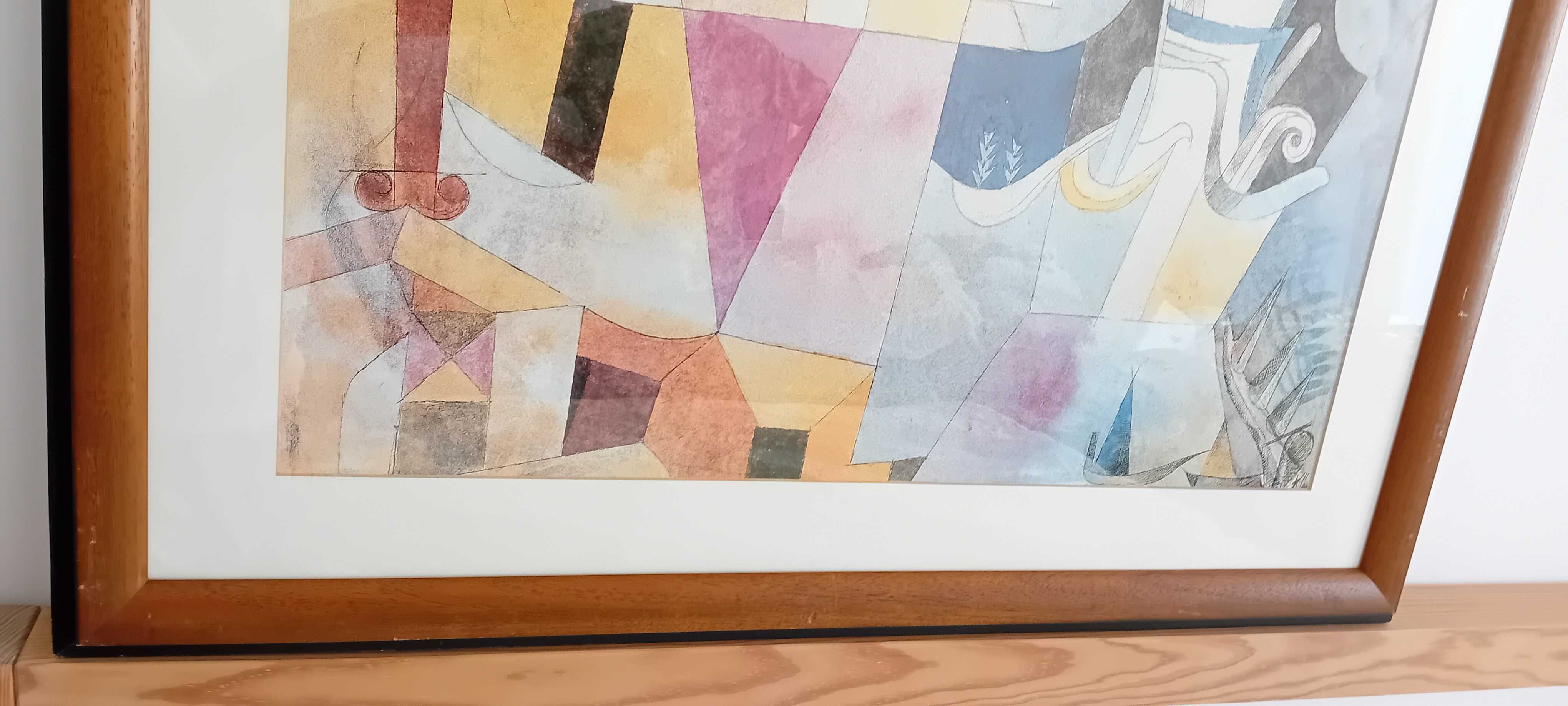 Quadro clássico com reprodução de Paul Klee