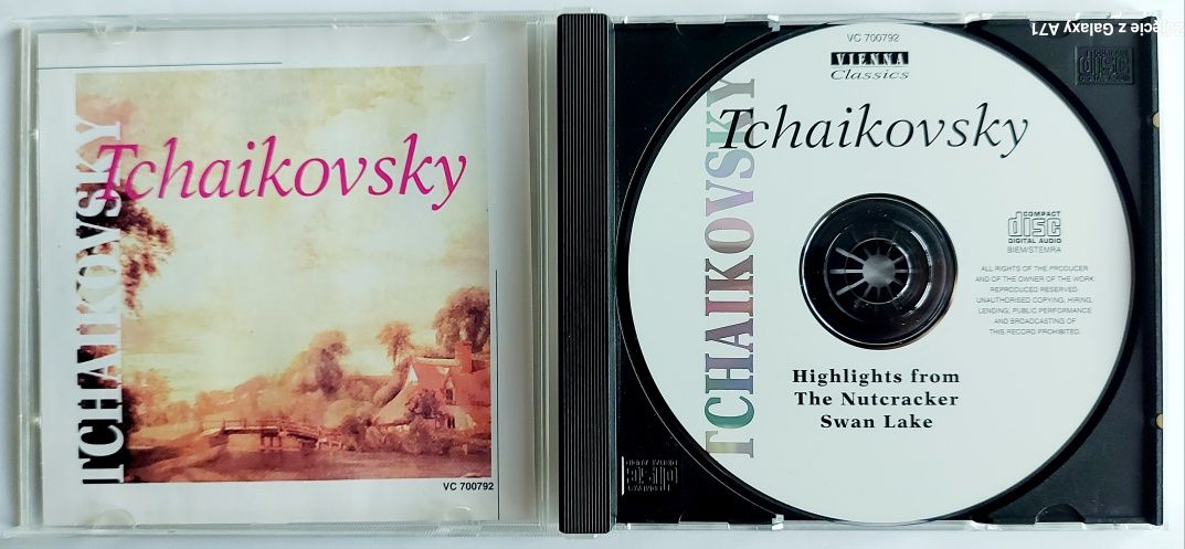 Tchaikovsky Highlights From The Nutcracker Swan Lake 1985r