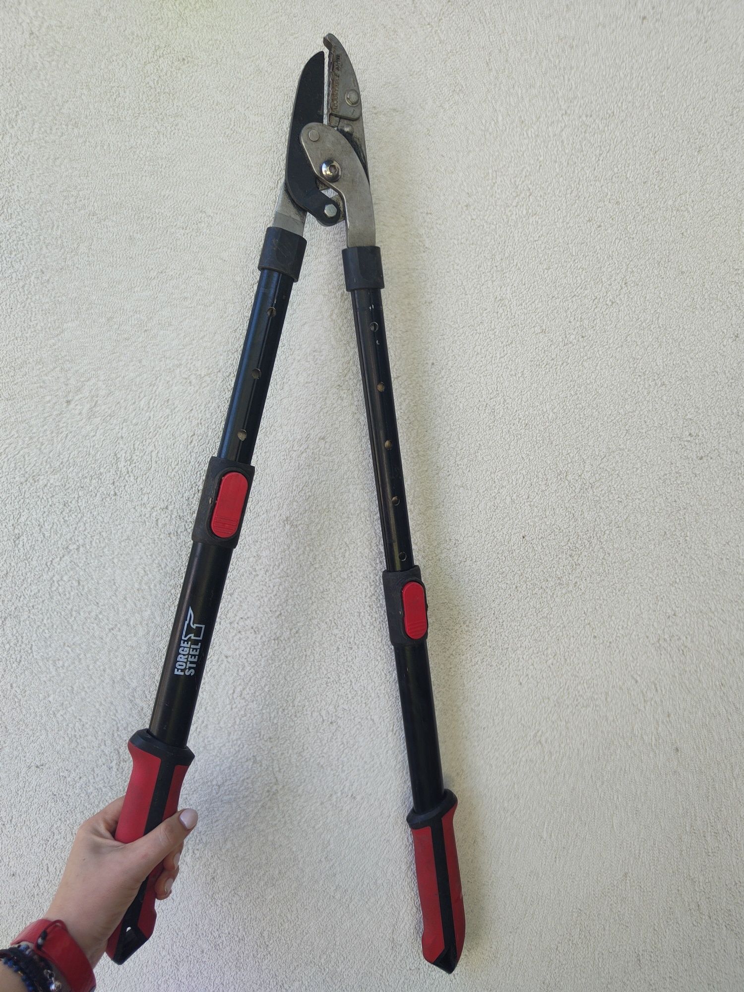 Sekator teleskopowy Forge Steel nożyce do cięcia żywopłotu gałęzi i in