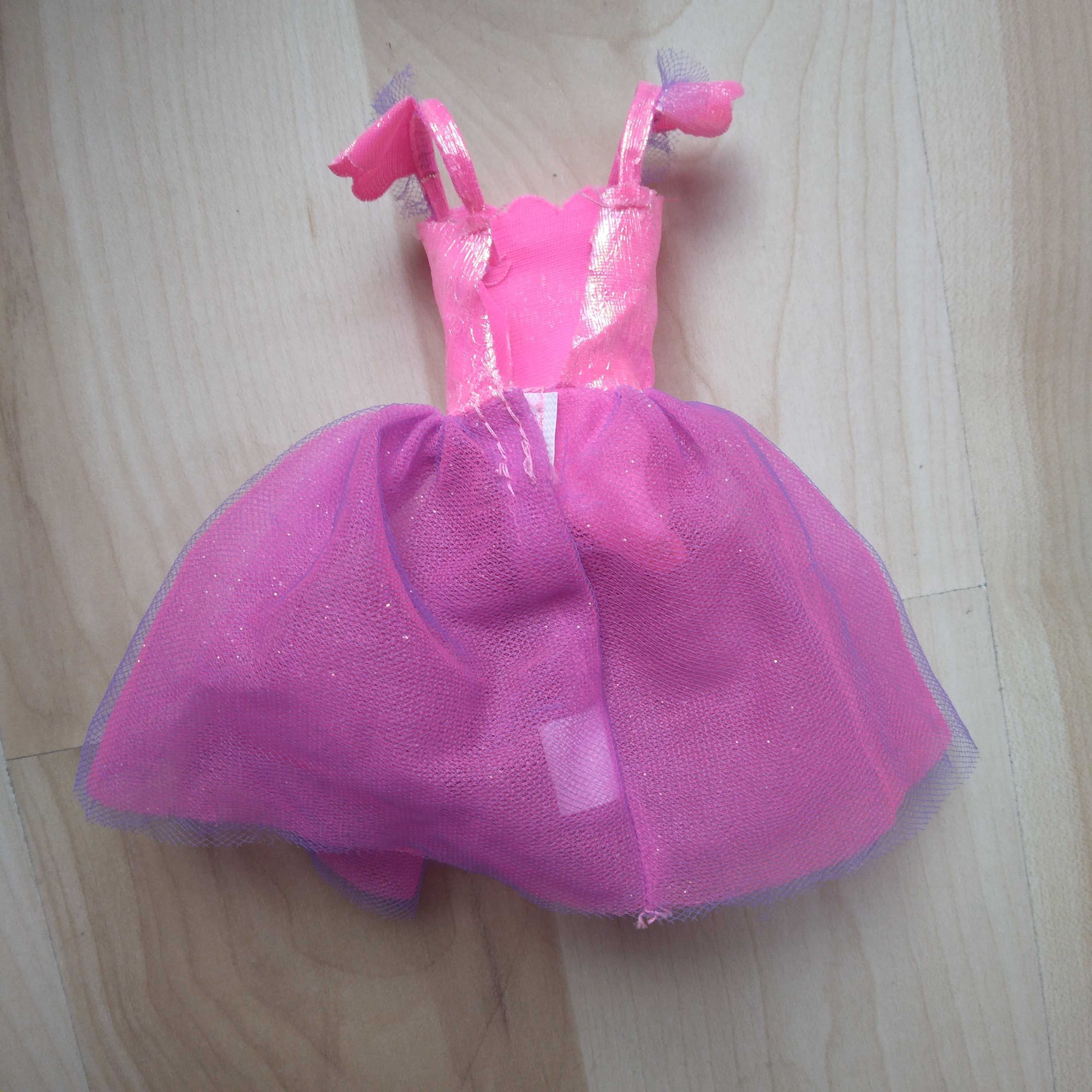 Ubranka  sukienka balowa dla lalki Barbie Genuine