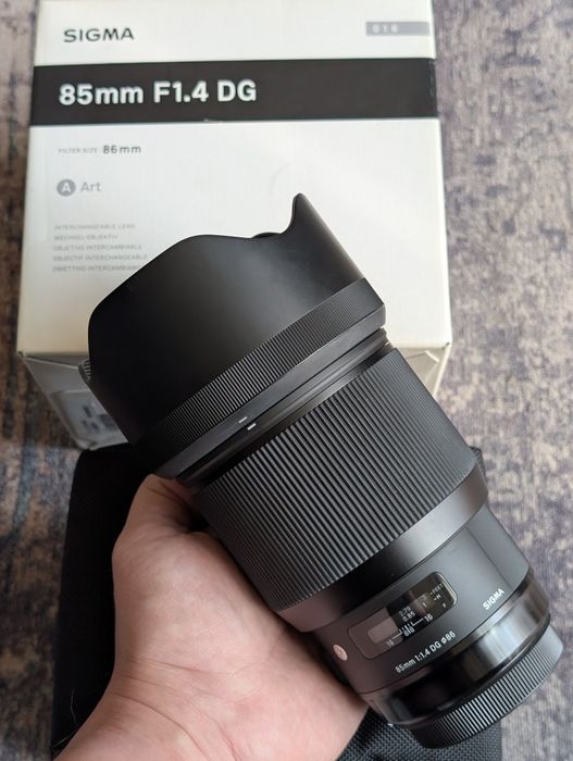 Sigma Art 85mm 1.4 DG Canon EF + DROGI FILTR Marumi DHG UV 86mm 85/1.4