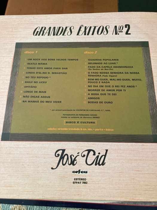 Disco de vinil de Jose Cid
