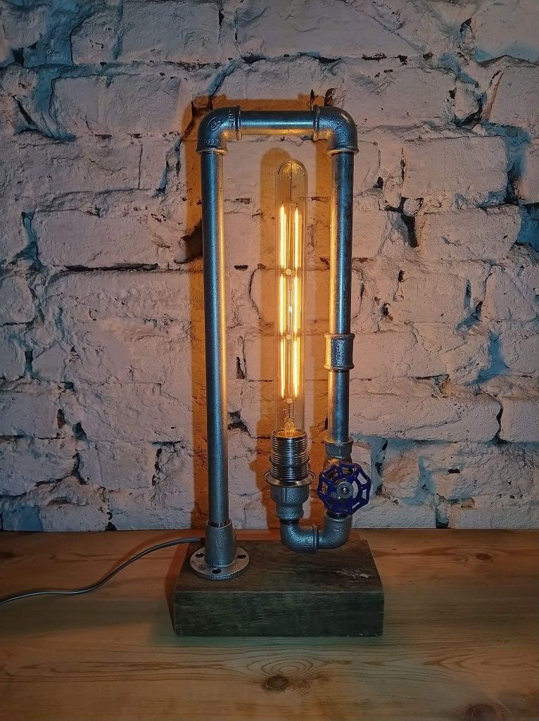 Klimatyczna lampka loftowa,ręcznie wykonana