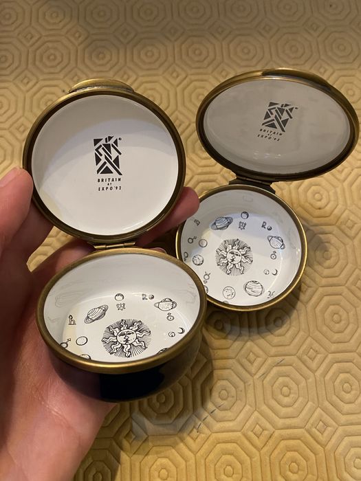2 caixas de coleção da Expo 92 de Inglaterra