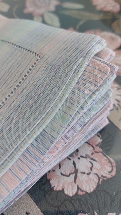 Conjunto de 12 guardanapos em puro linho dos Açores