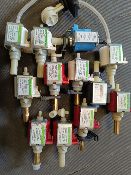 Помпа, насос ulka ep5, ex5, ep8 для кавомашин Delonghi, Saeco, Philips