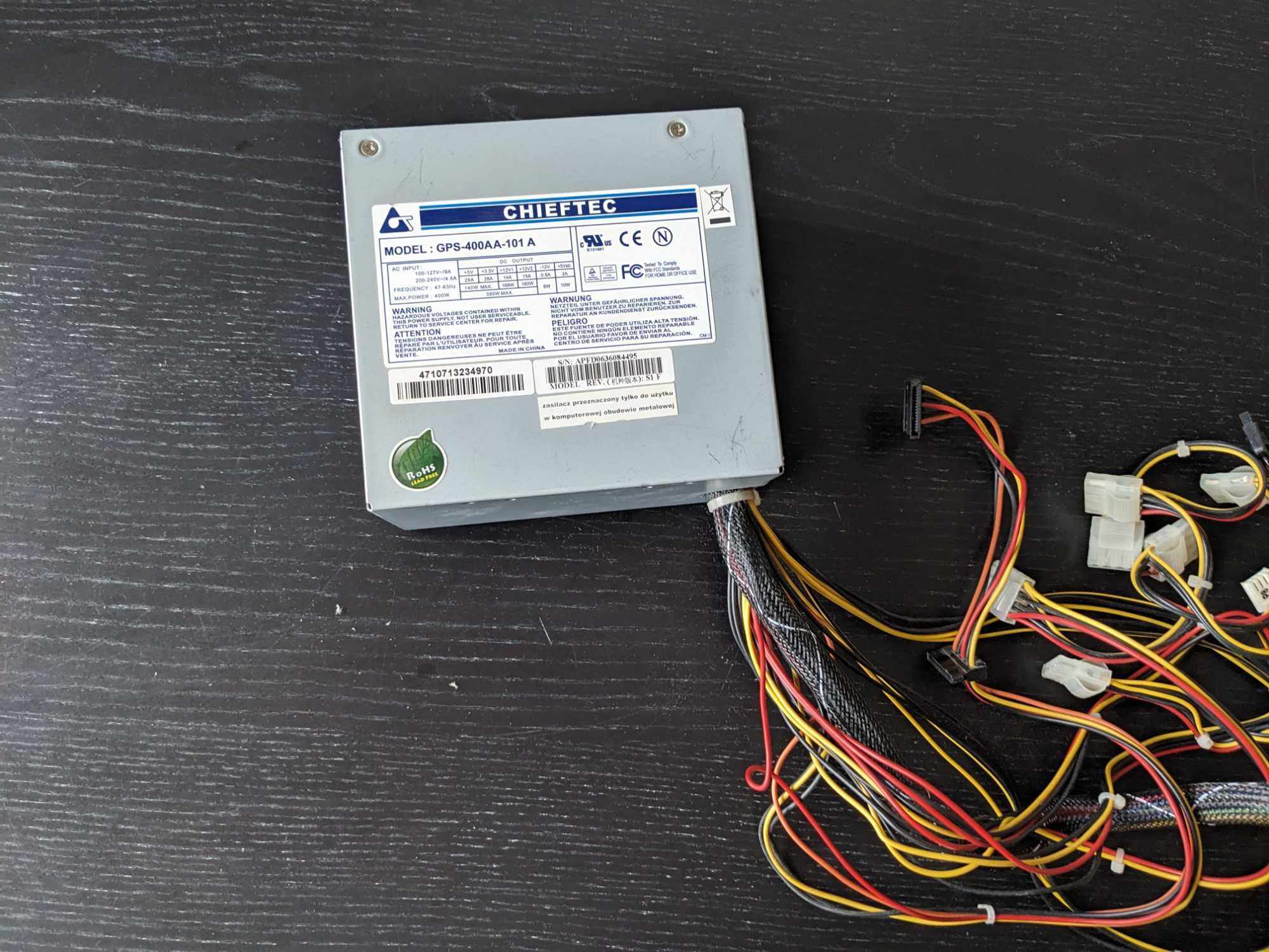 Zasilacz Komputerowy Chieftec 400W
