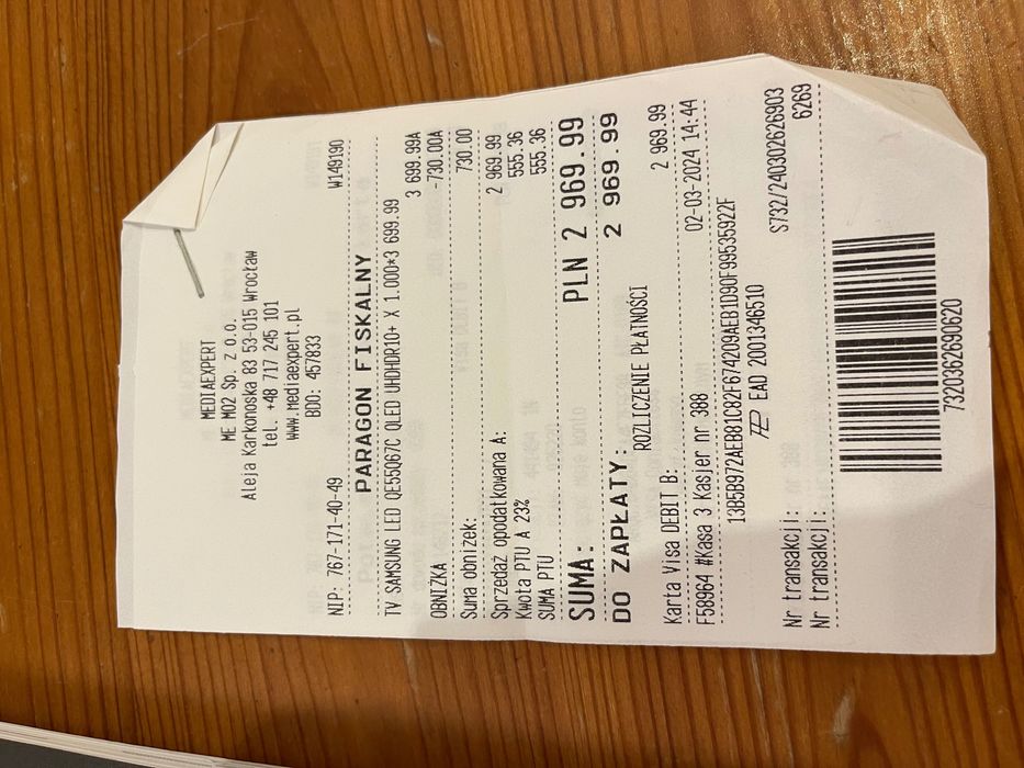 Telewizor SAMSUNG QE55Q67C 55" QLED 4K Tizen TV